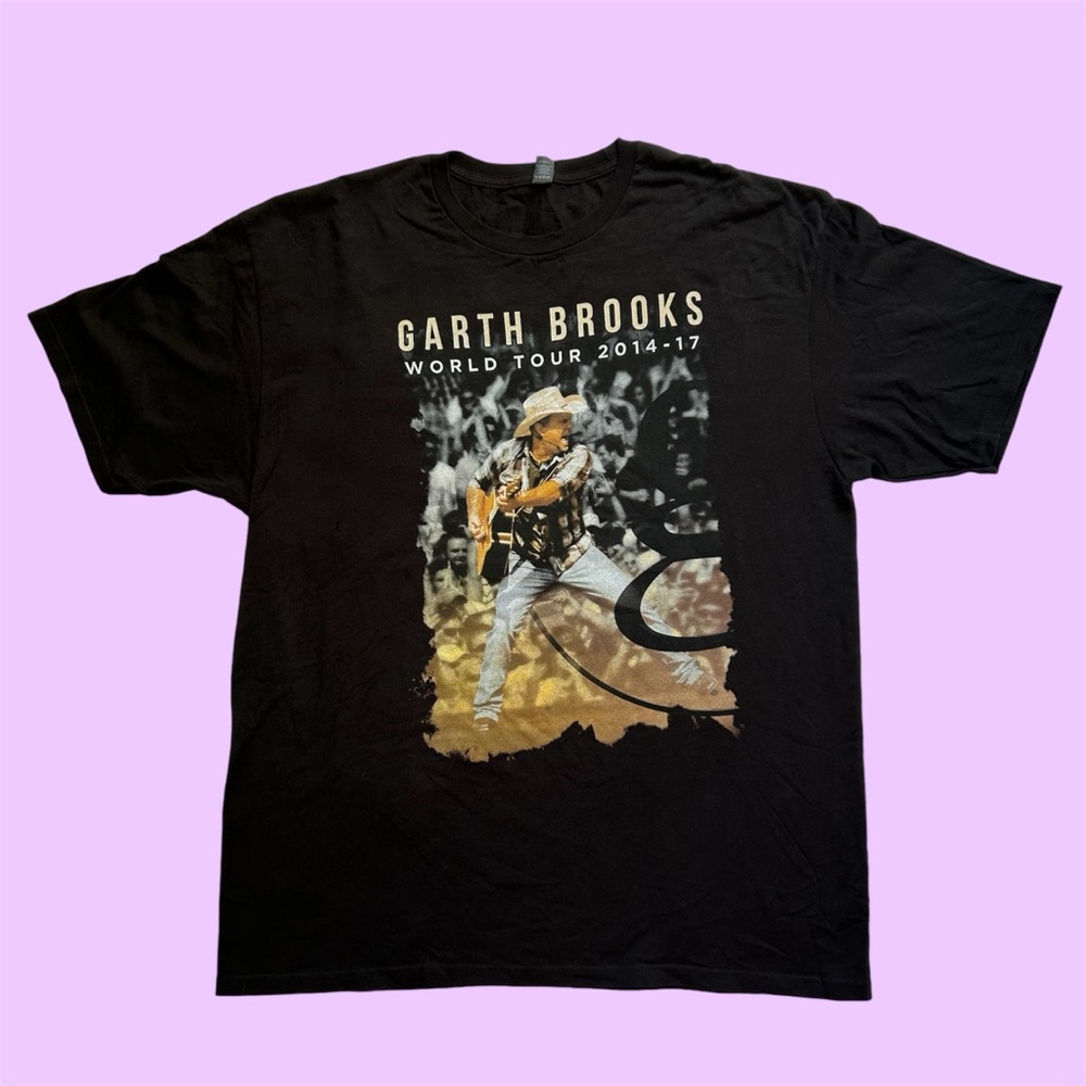 Garth Brooks World Tour Shirt 2014 - 2017 Black XL